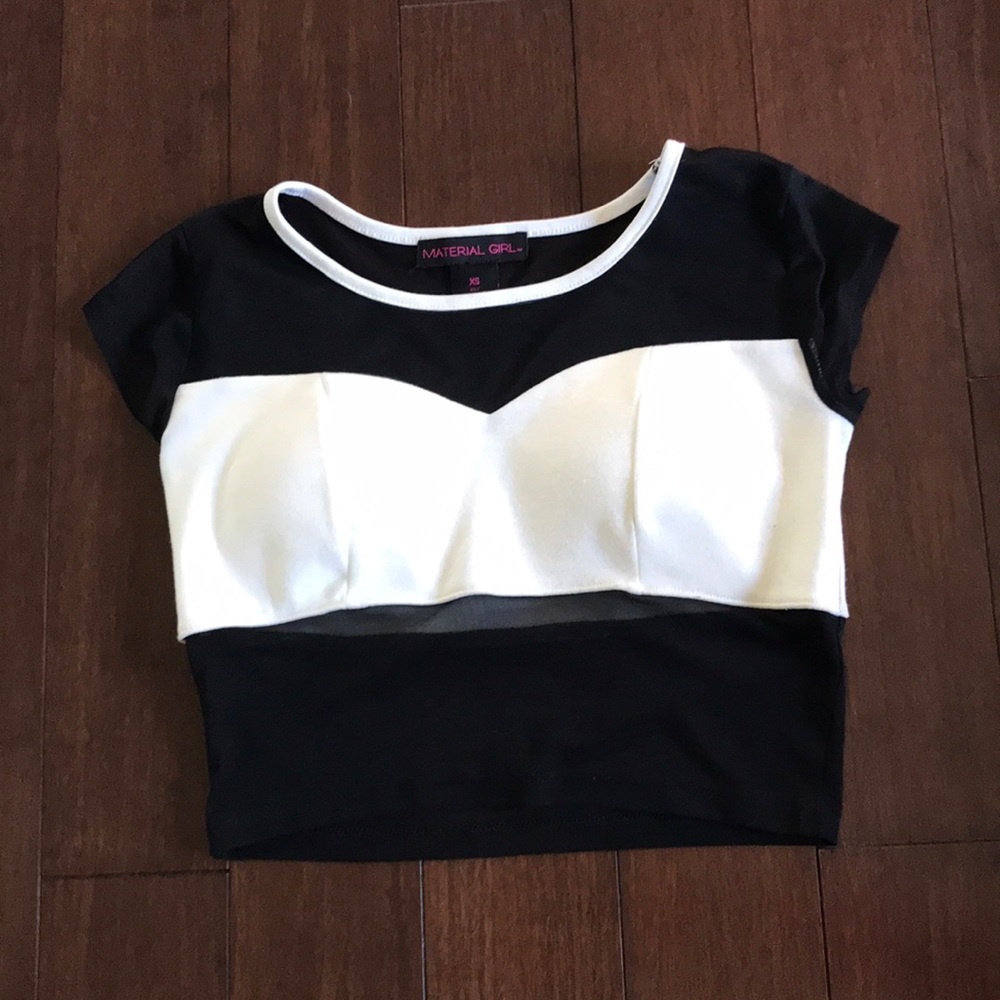 B&W crop top